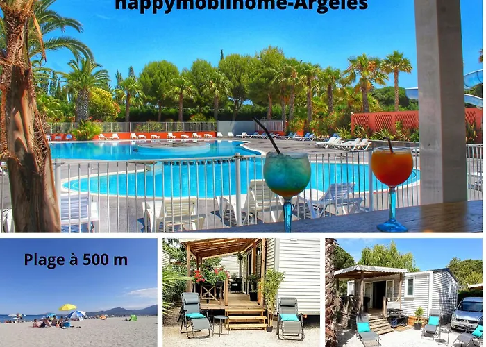 Happymobilhome Argeles-Sur-Mer -Plage A 500M- Camping 4 Etoiles Del Mar